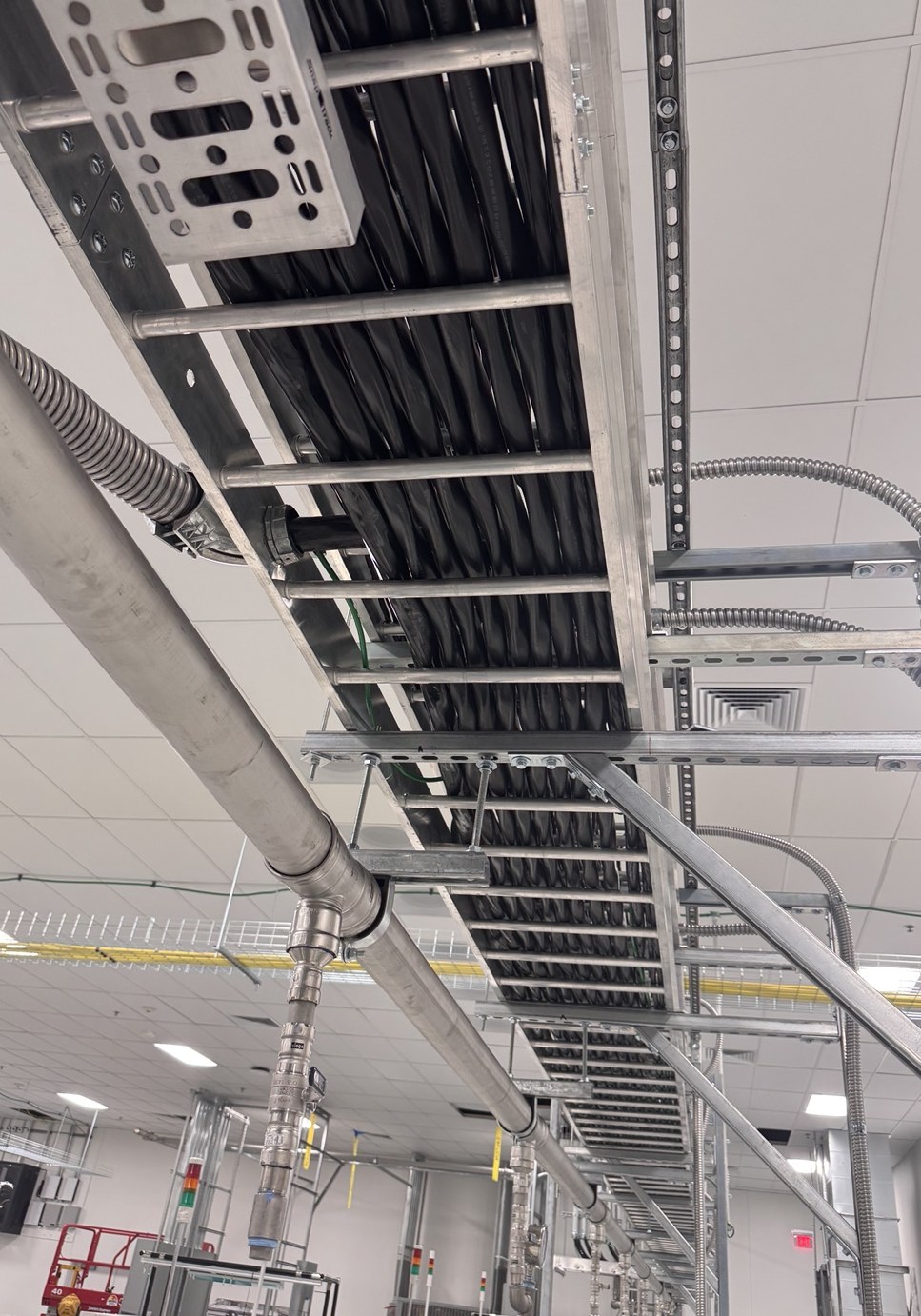 Cable tray and infrastructure routing